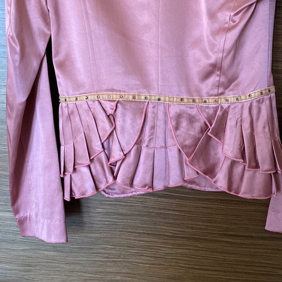 Allanah hill Pink frill detail jacket - Picture 5 of 6